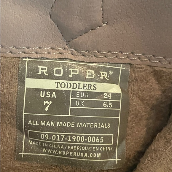Toddler Roper Tan Western Boots size 7 - Picture 7 of 7